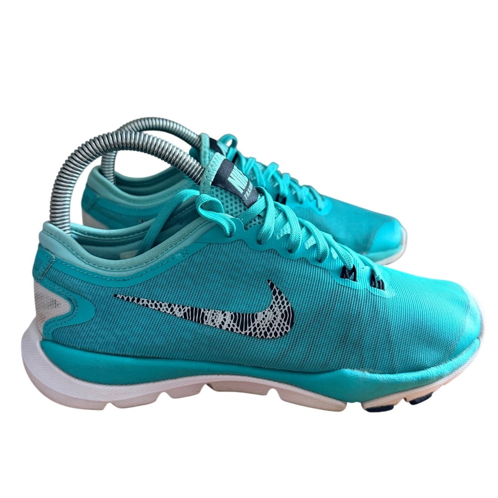 Nike Sneakers Womens 6 Flex Supreme TR 4 Turquoise Flywire 819027-300 EUC